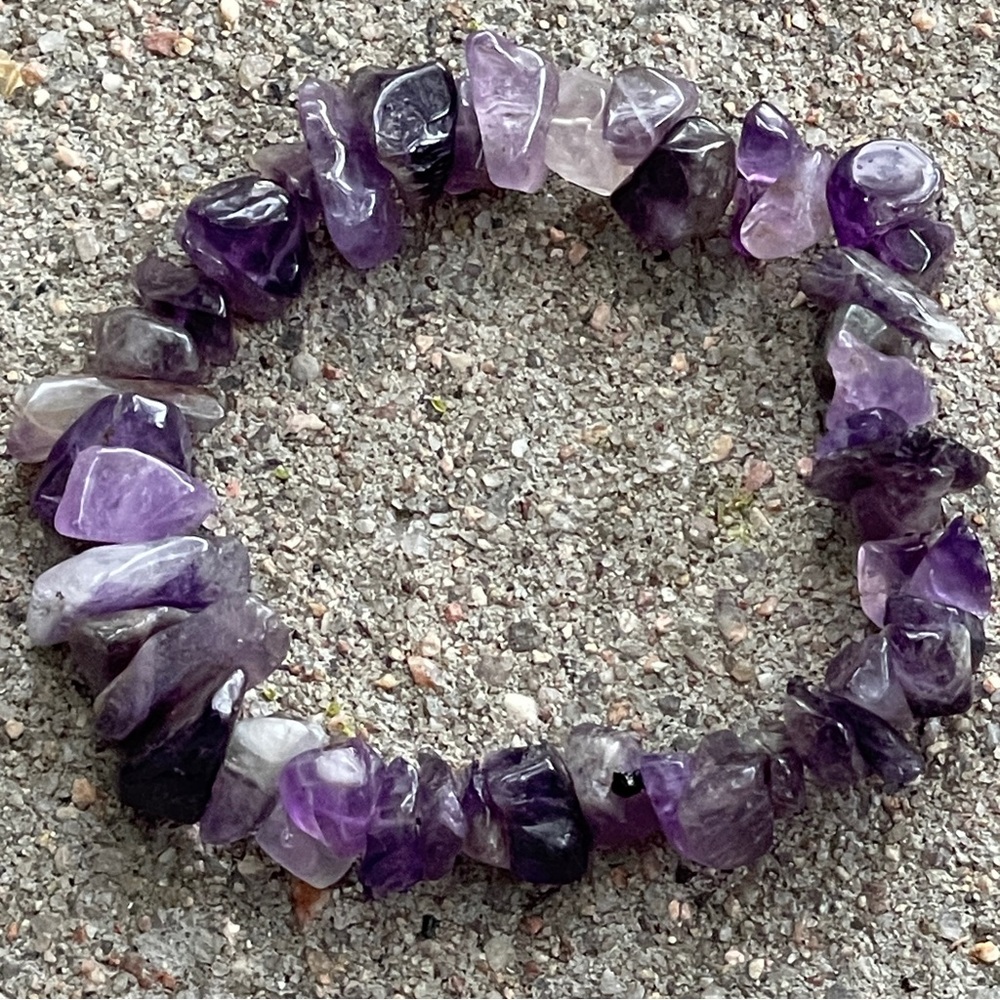 Amethyst Gemstone Bracelet
